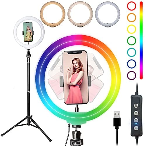 Starbea RD-26 Lampa Pierścieniowa RGB 25 cm