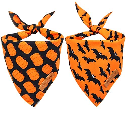 Realeaf Halloween Bandany dla Psa 2 sztuki