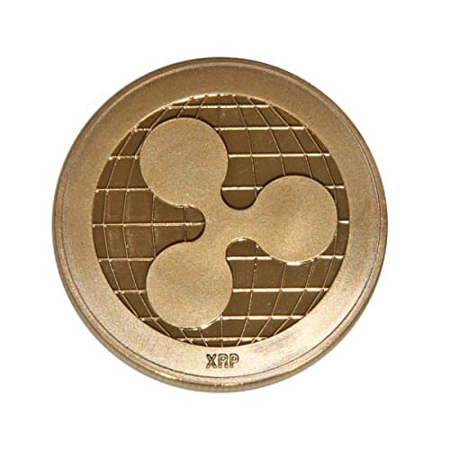 Sseell XRP Moneta Kolekcjonerska Złota Ripple
