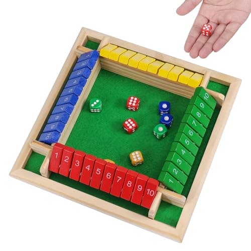 Fentar Gra Shut the Box dla 4 graczy