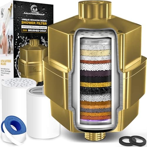 Aquahomegroup PNEUBONIC1 20-stopniowy Filtr Prysznicowy