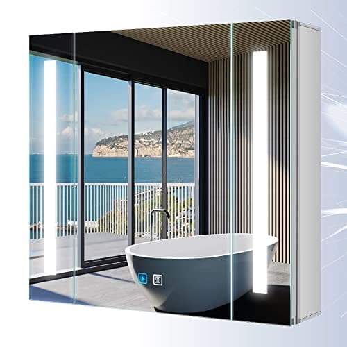 Tokvon Alameda Szafka z Lustrem LED 650x600mm