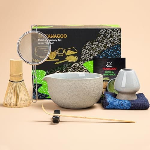 TEANAGOO 7-częściowy Zestaw do Herbaty Matcha