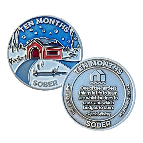 The Achieve Mint 10 Miesięcy Moneta Trzeźwości