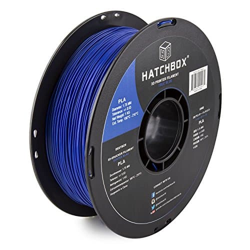 Hatchbox Filament PLA 1,75 mm 1 kg Niebieski