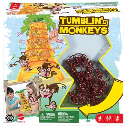 Mattel Games Spadające Małpki 52563 Gra