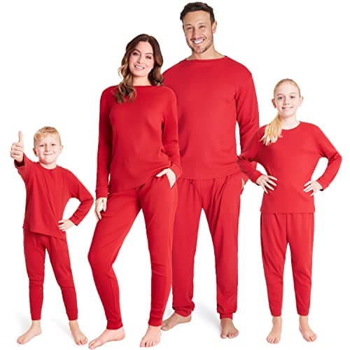 CityComfort K001 Piżama Rodzinna Czerwona