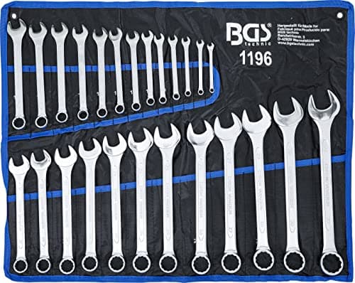 BGS 1196 Zestaw Kluczy Płasko-Oczkowych 25 Elementów