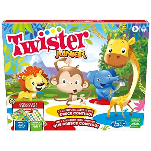 Hasbro Gaming Twister Junior Mata Podłogowa Zwierzęta