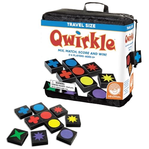 Mindware Qwirkle: Podróżna Gra Kieszonkowa