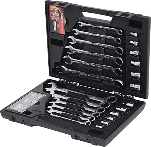 KS Tools 503.4960 Klucze Płasko-oczkowe GEAR+RINGSTOP Zestaw 30szt