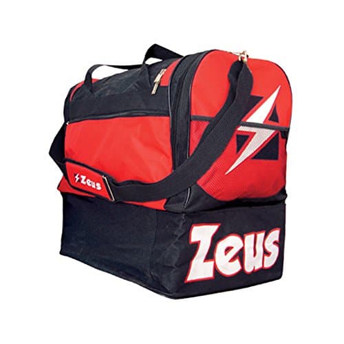 Zeus Torba Sportowa Czarno-Czerwona 48x50x35 cm