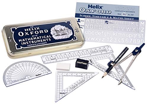 Zestaw do matematyki Helix Oxford z puszką