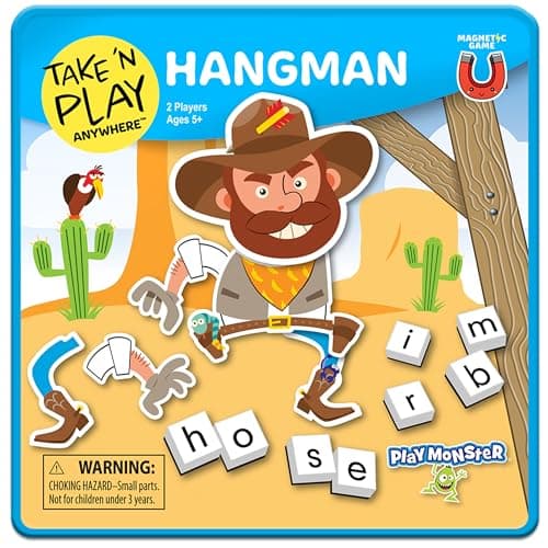 Playmonster Gra Magnetyczny Wisielec Podróżna Kieszonkowa