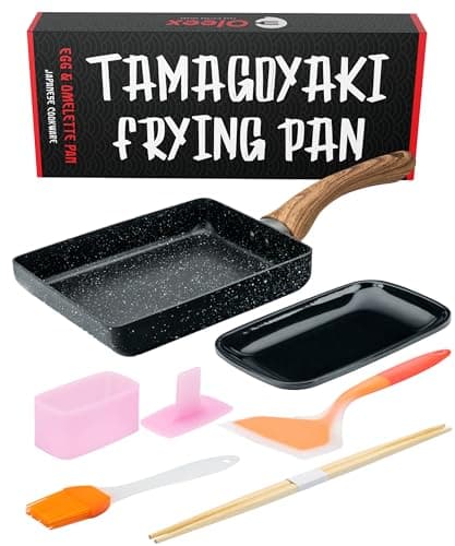 OLEEX Patelnia do Tamagoyaki z Akcesoriami