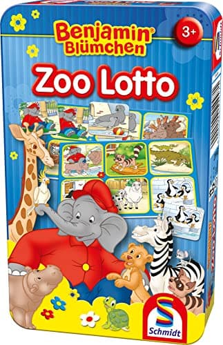Schmidt Benjamin Blümchen Zoo Lotto Gra Podróżna