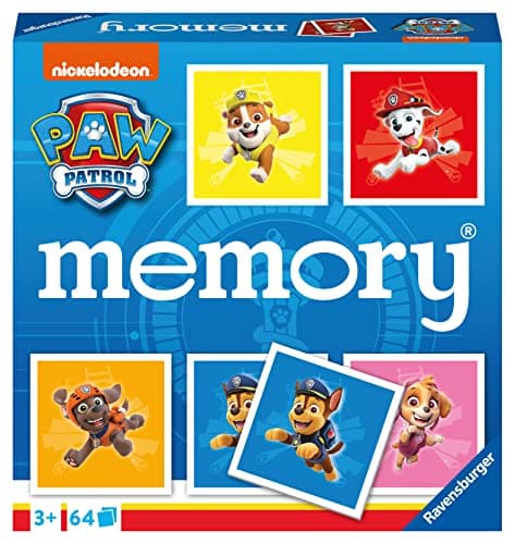 Ravensburger Psi Patrol Gra Pamięciowa 64 Karty