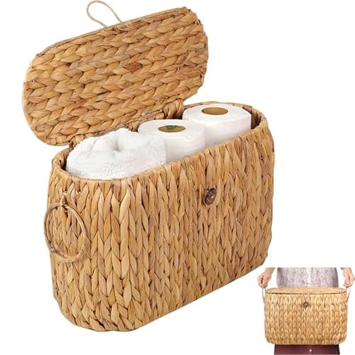 Sieusalevn Toilet Paper Storage Kosz Wiklinowy