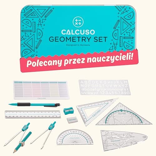 Calcuso Zestaw Do Geometrii Premium 10 Sztuk