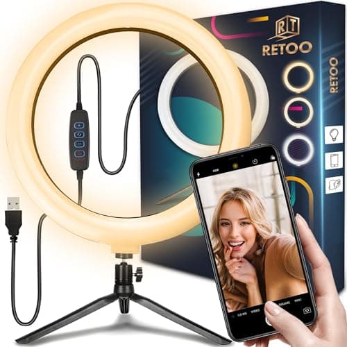Retoo Lampa Pierścieniowa do Selfie LED