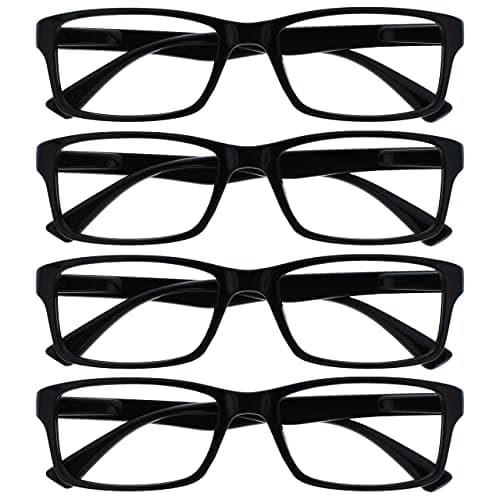 Opulize UVR4092BK Okulary do Czytania 4 sztuki