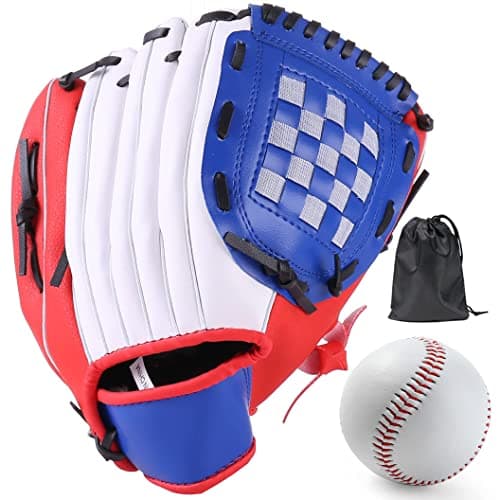LeapBeast Pogrubiona Rękawica Baseballowa z Piłką