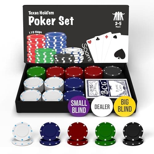 Soom Games Zestaw do pokera 2-5 graczy