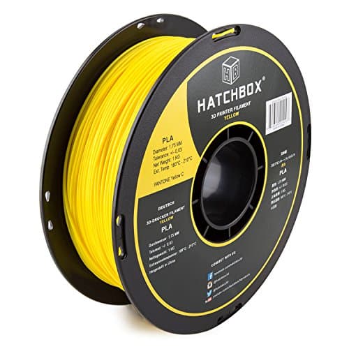 Hatchbox 3D PLA Filament 1,75 mm Żółty