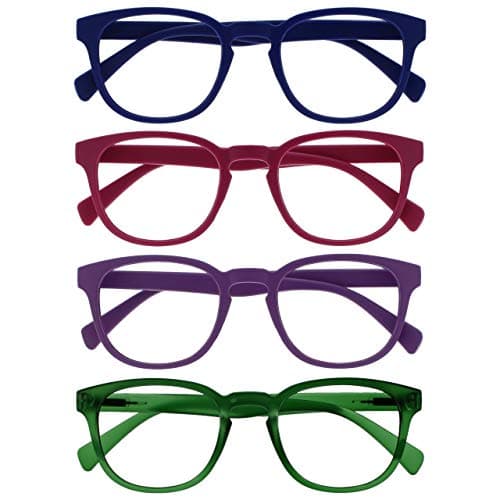 Opulize Pop 4-pak Okulary Czytania Retro