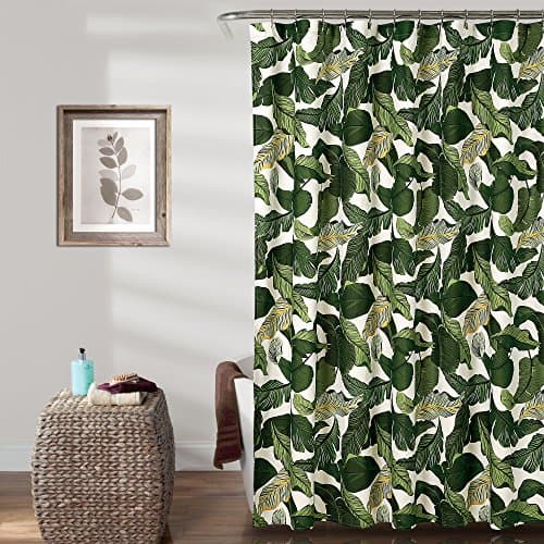 Lush Decor Tropical Paradise Zasłona Prysznicowa 183x183 cm