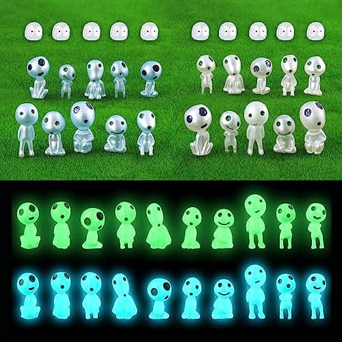 Bogoro 30 Kodama Świecące Figurki Ogrodowe
