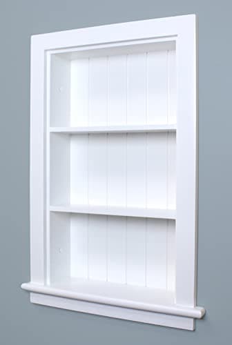 Fox Hollow Furnishings Szafka 401FHWN-XLW Biała Ścienna
