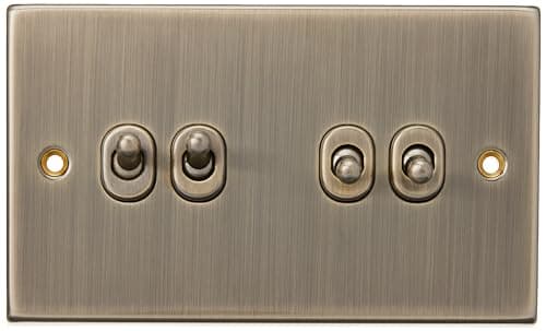 Knightsbridge CSTOG4AB 4G Przełącznik Ścienny Retro