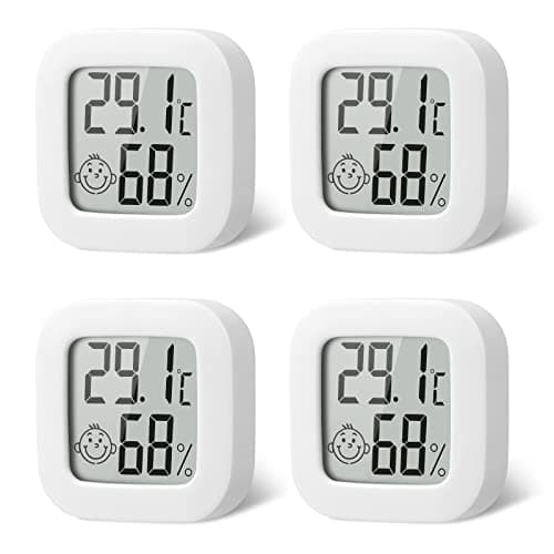 Flintronic F4EU-3258751 Mini Higrometr Termometr 4 sztuki