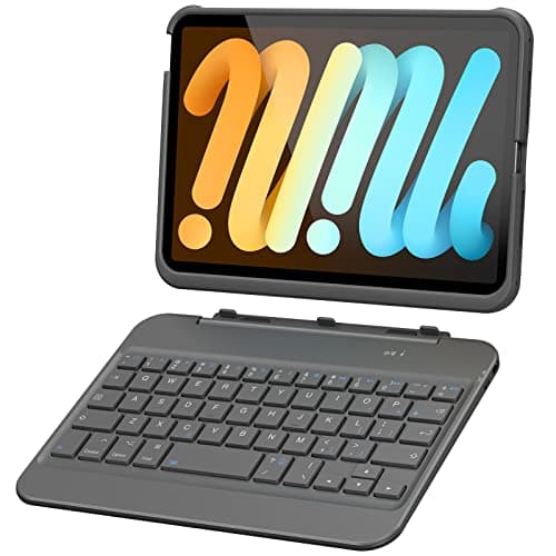 GreenLaw Etui Klawiatury iPad Mini 7 Szare