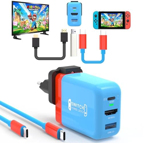 Adaptery do Nintendo Switch z funkcją ładowania