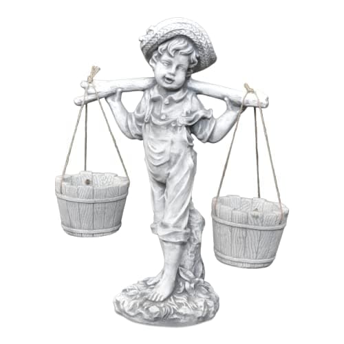 Gartendekoparadies Chłopiec z Wiadrami Figurka 60 cm