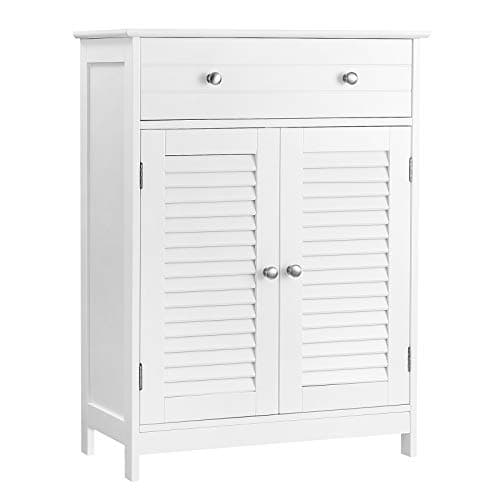 VASAGLE BBC51WT Szafka Łazienkowa 60x30x80 cm