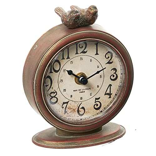 Creative Co-Op EC1396 Zegar Kominkowy Vintage