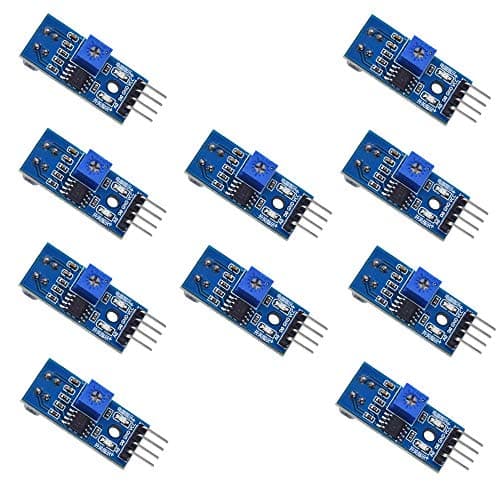 Zkeeshop 10 szt. TCRT5000 Czujnik Fotoelektryczny