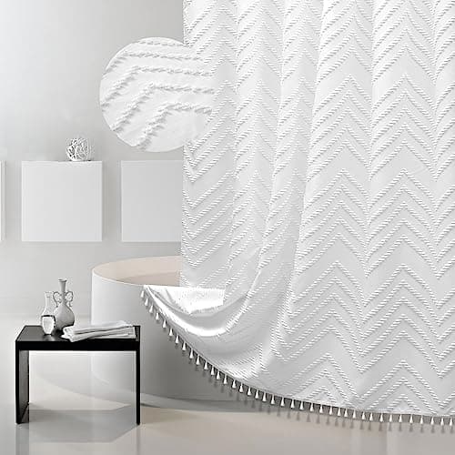 Materiały do zasłon prysznicowych w stylu boho